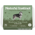 Natural Instinct Working Dog Duck raw dog food 1kg