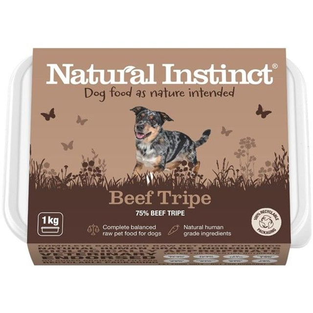 Natural Instinct Natural Beef & Tripe raw dog food