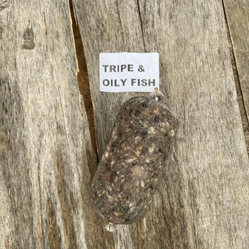 Bulmer Tripe & Oily Fish No Bone Chubb 454g raw dog food