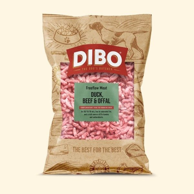 DIBO Duck, Beef & Offal Freeflow 1kg raw dog food